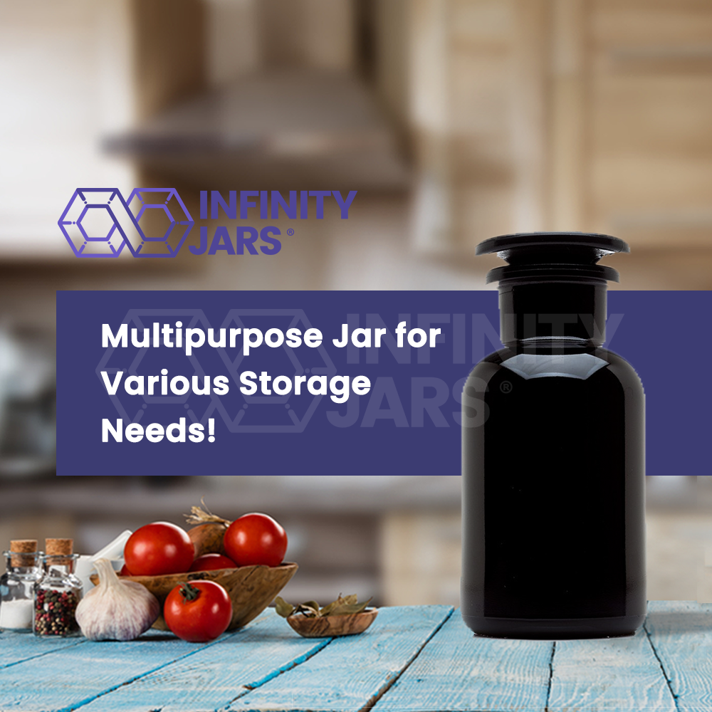 250 ml Glass-on-Glass Apothecary Jar | Glass Jars | Wiccan Center