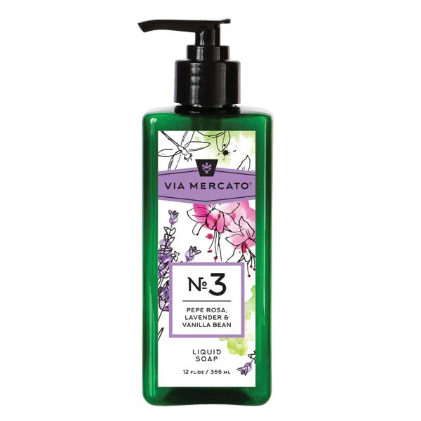 Liquid Hand Soap - Pepe Rose, Lavender & Vanilla | Bath and Body | Wiccan Center