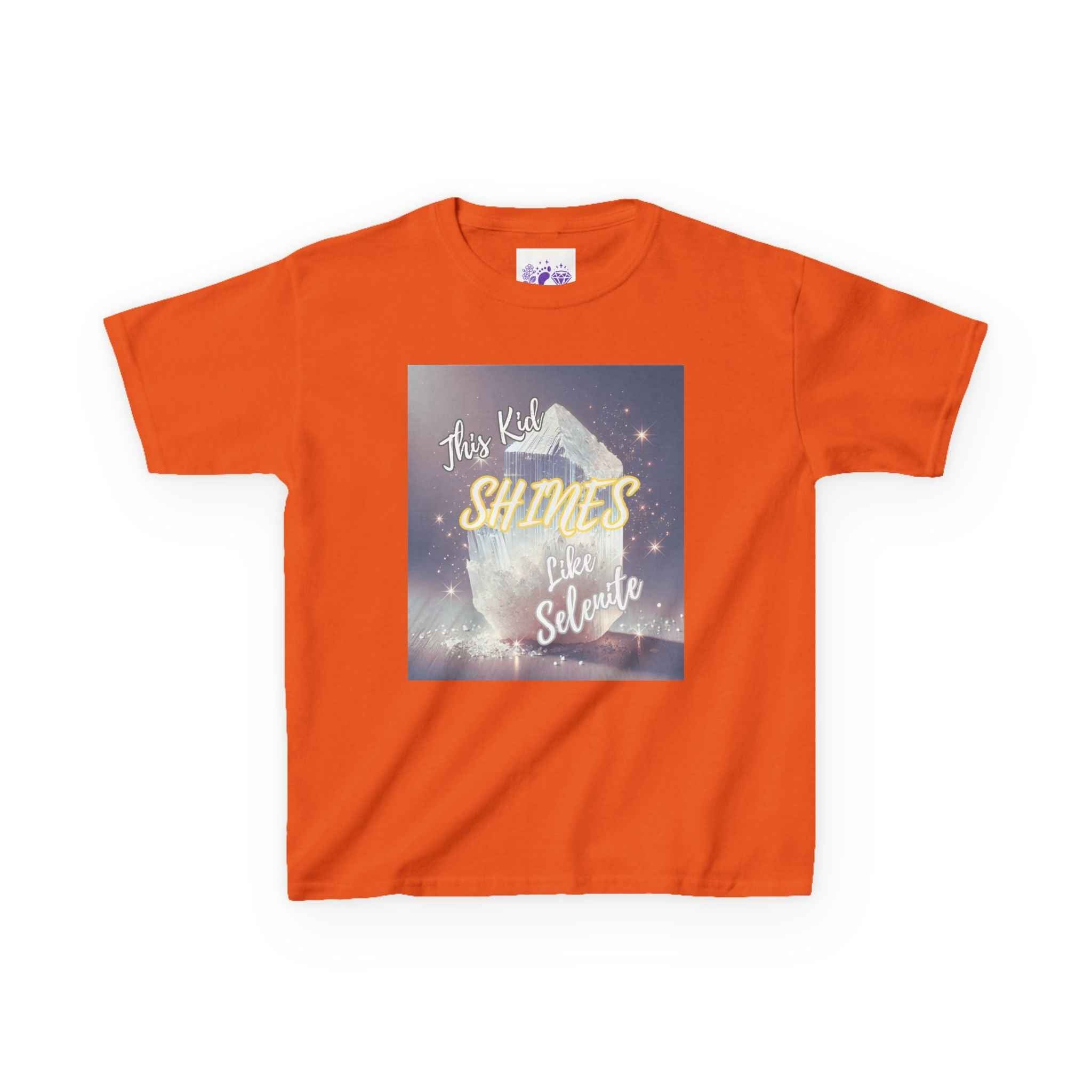 Kids TShirt 'This Kid Shines Like Selenite' | Kids clothes | Wiccan Center