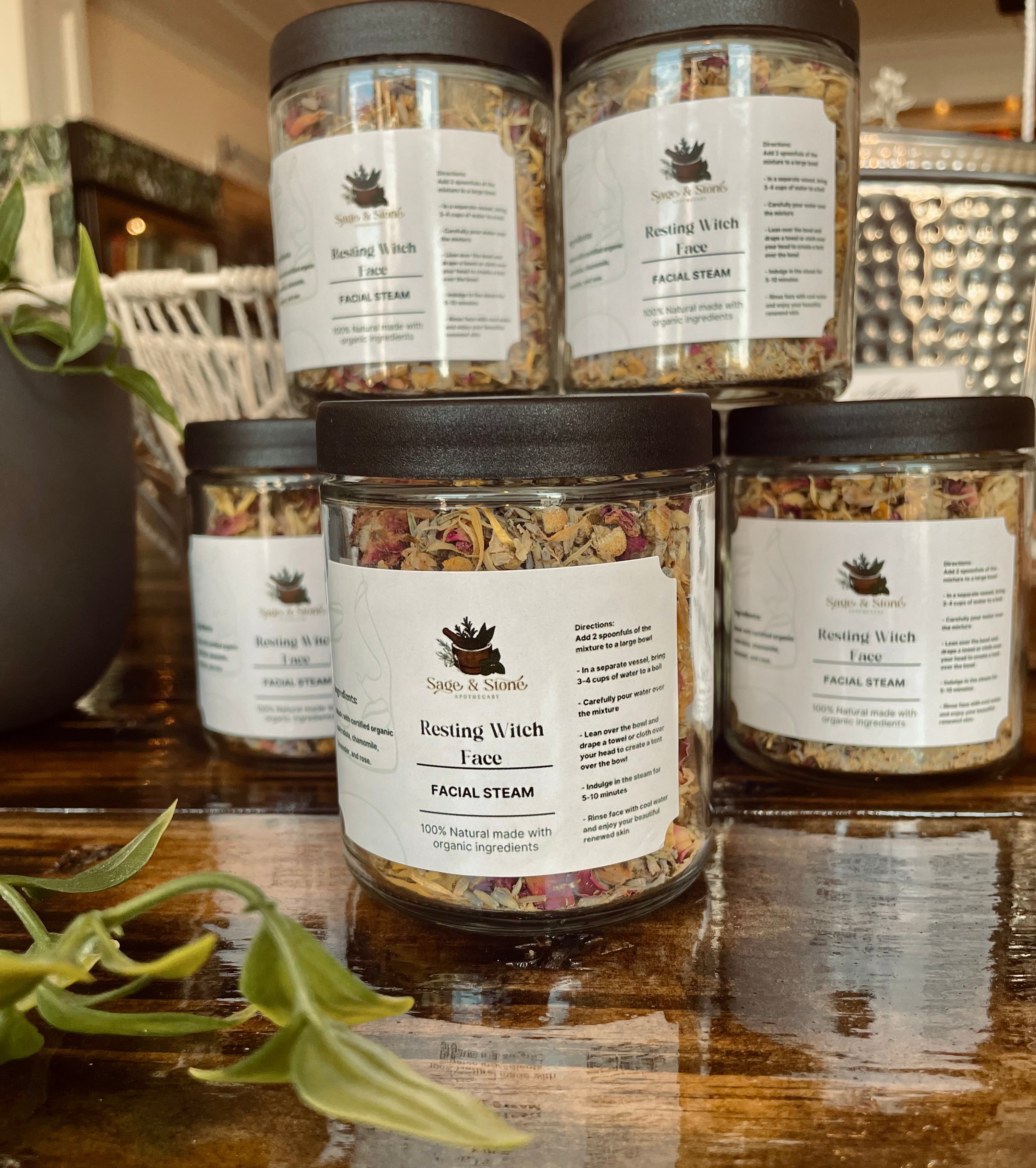 Resting Witch Face- Facial Steam | Body Care & Wellness | Wiccan Center