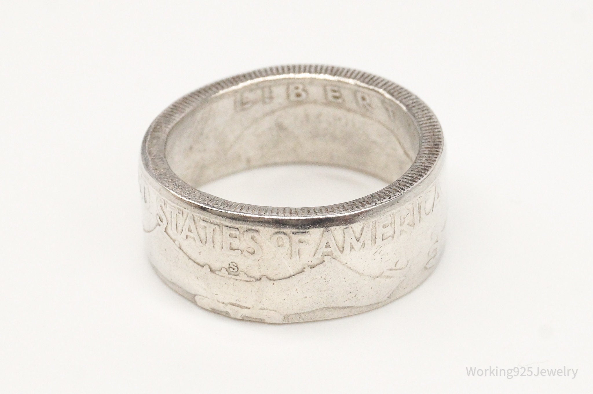 Vintage 1952 Half Dollar Silver Ring - Size 10.75 | Jewelry > Rings | Wiccan Center