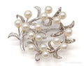 Large Antique Pearl Sterling Silver Brooch Pin | Jewelry > Brooches, Pins & Clips | Wiccan Center