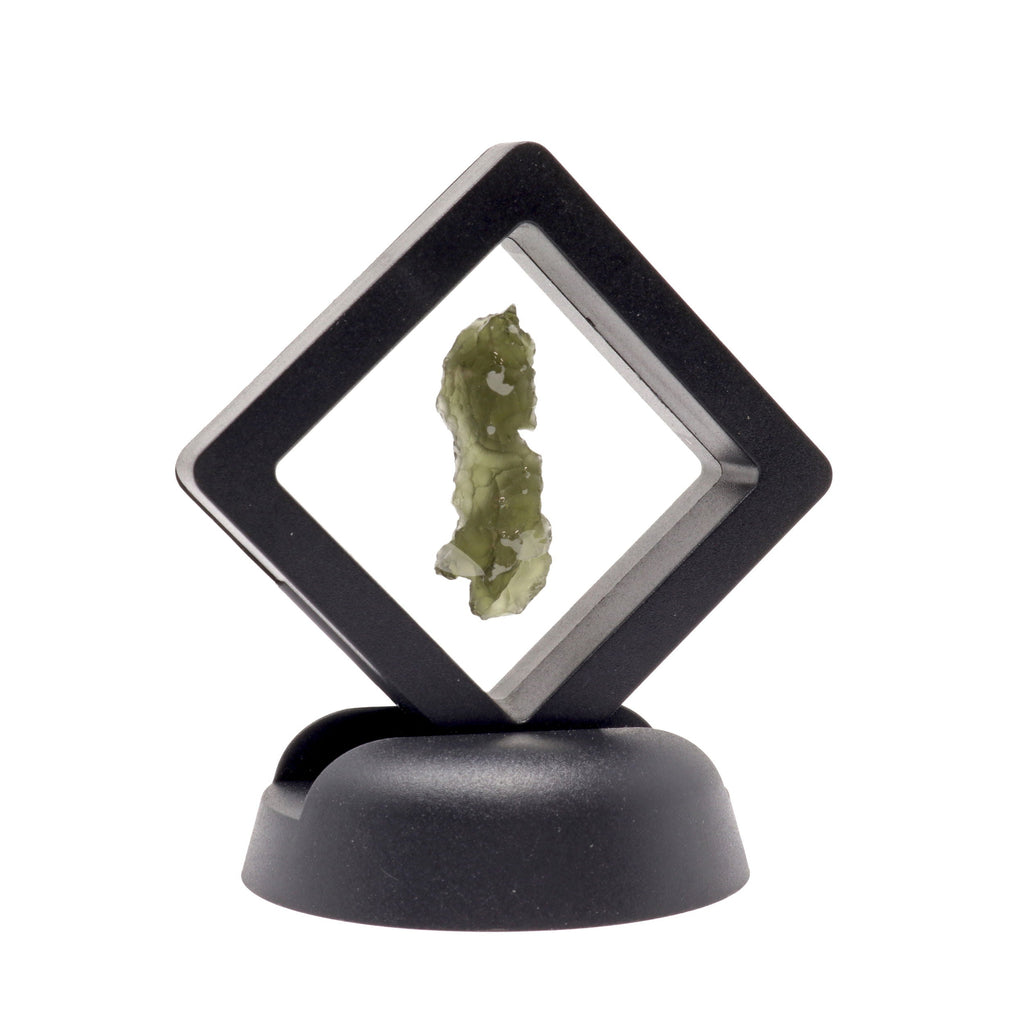 Moldavite Tektite Raw Nugget -Rugged in Gel Case | Crystals & Minerals > Specimens | Wiccan Center