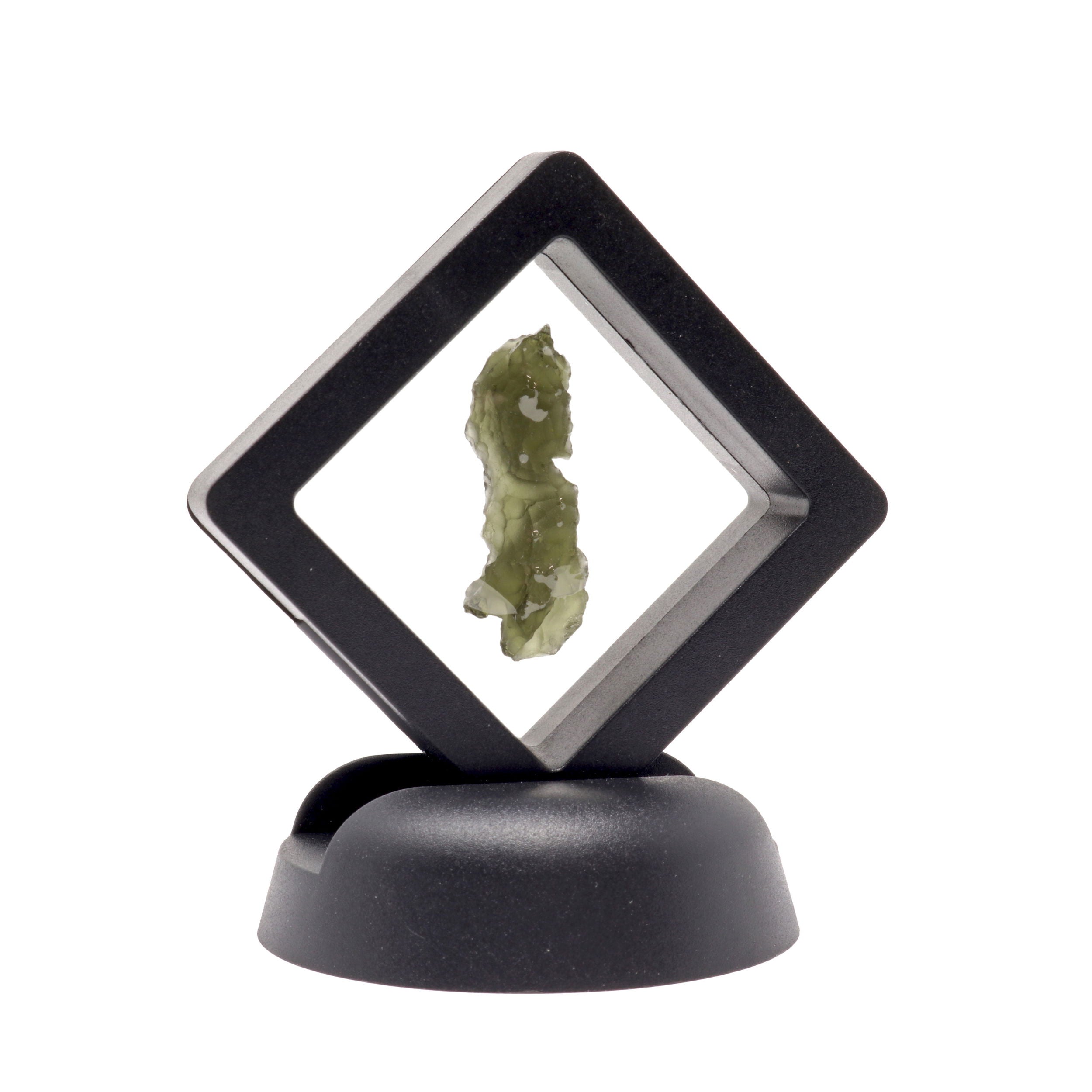 Moldavite Tektite Raw Nugget -Rugged in Gel Case | Crystals & Minerals > Specimens | Wiccan Center