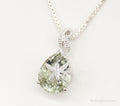 Vintage Prasiolite Dragonflies Sterling Silver Necklace | Jewelry > Necklaces > Pendants | Wiccan Center