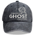 "I'd Rather Be Ghost Hunting" Embroidered Washed Baseball Cap – Retro Paranormal Hat