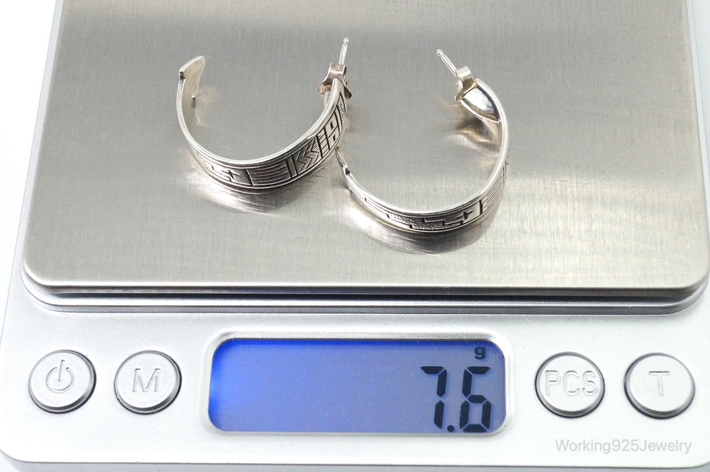Native Designer Carolyn Pollack Relios RMT Tribal Sterling Silver Earrings | Jewelry > Earrings | Wiccan Center