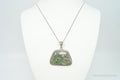 Vintage Large Crazy Lace Agate Sterling Silver Necklace | Jewelry > Necklaces > Pendants | Wiccan Center