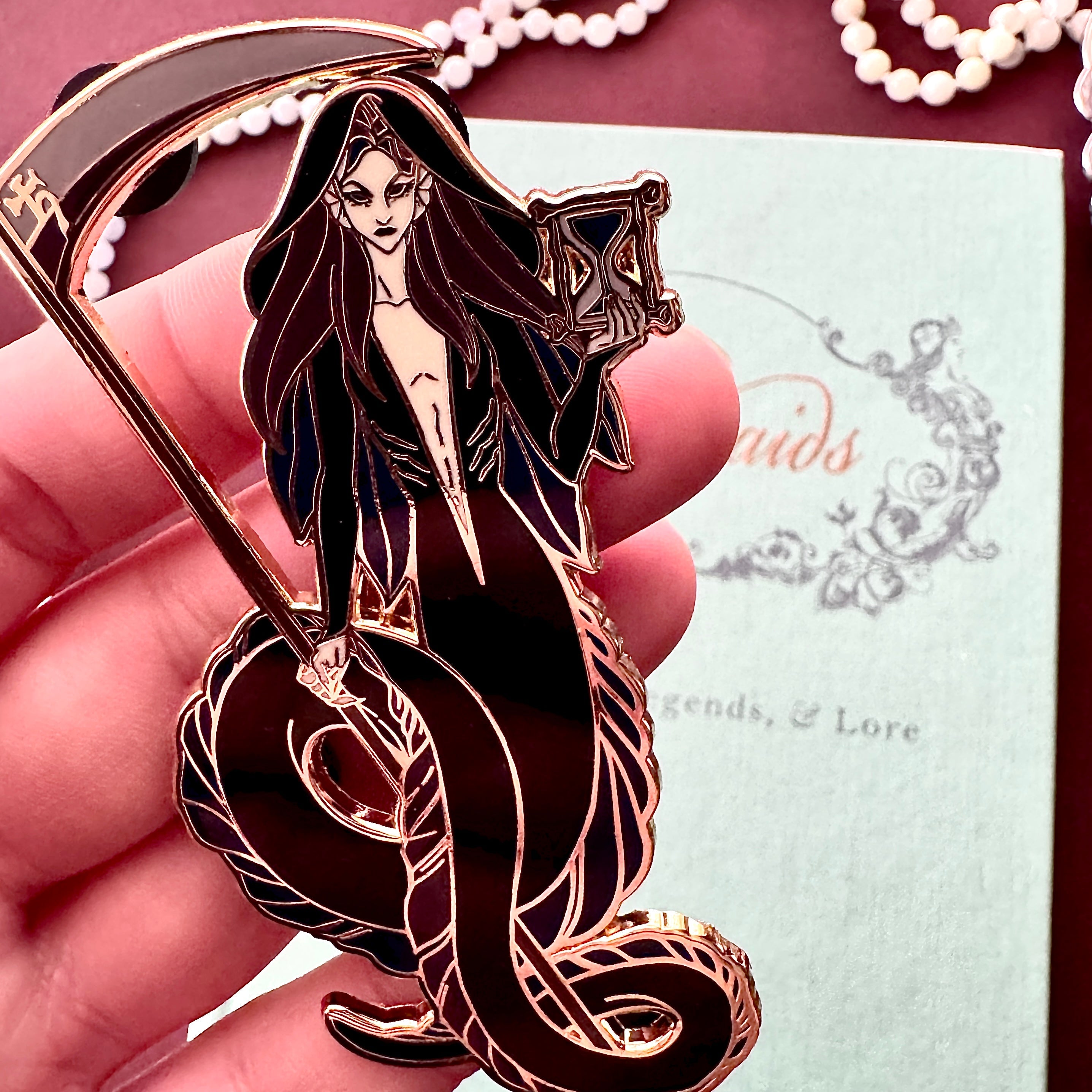 Enamel Pin - Saturn Celestial Mermaid