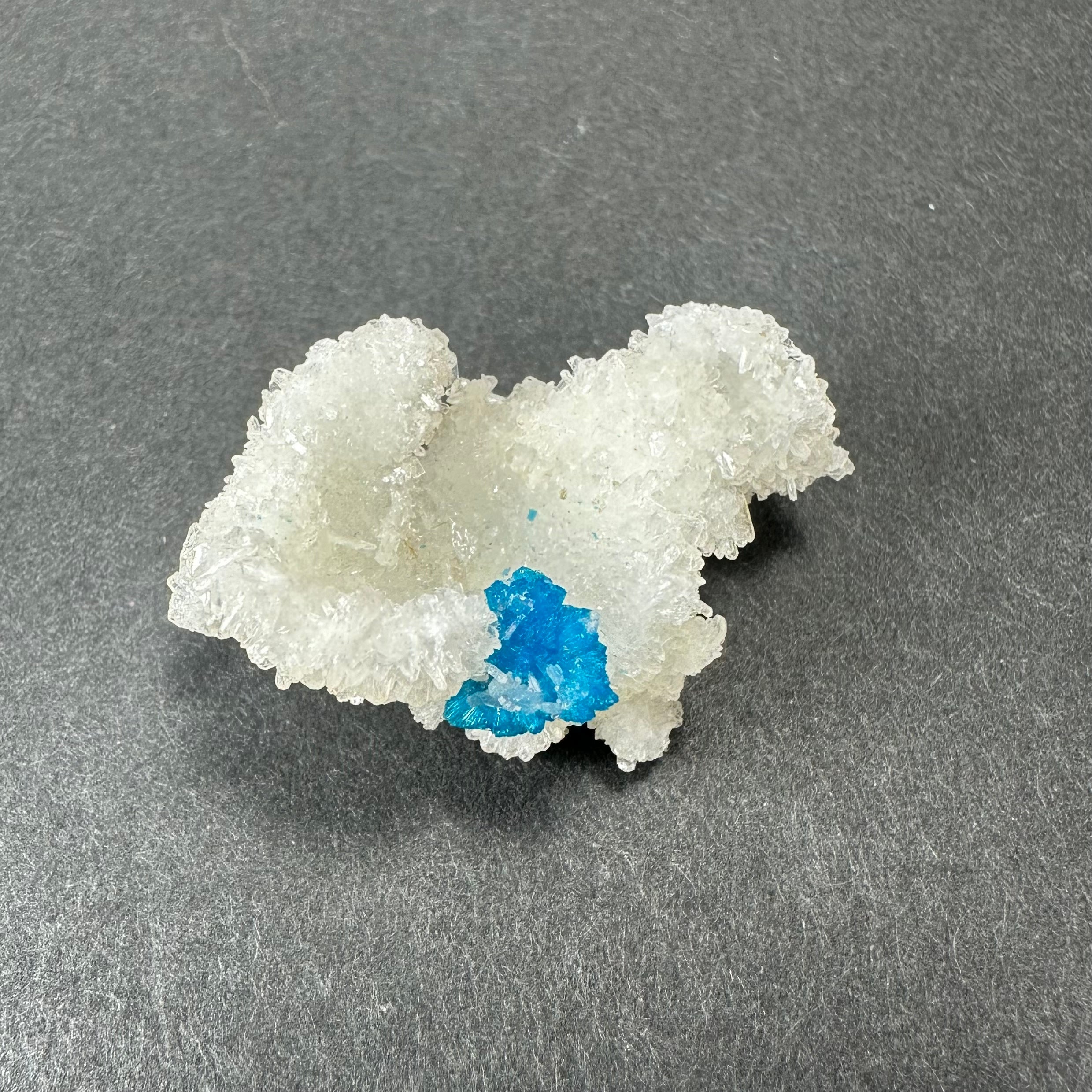 Cavansite Ball 'Floaters' on Stilbite SM from Maharashtra, Pune, India | Minerals | Wiccan Center