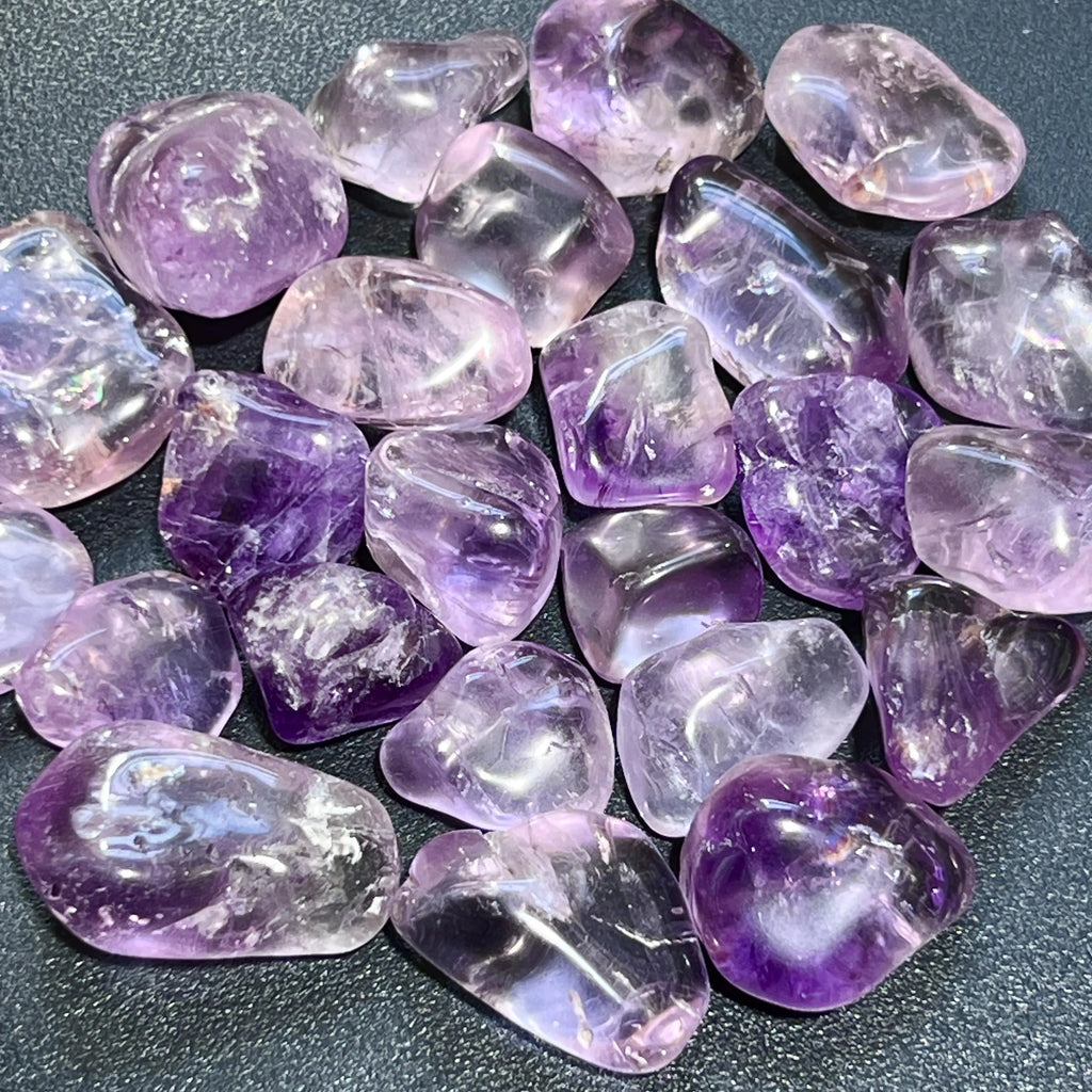 Purple Amethyst Crystal Tumbled Stones (By The Piece or Pound) Wholesale | Home & Living > Home Decor > Home Accents > Rocks & Geodes | Wiccan Center