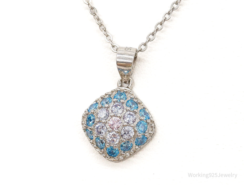 Designer Ryze Cubic Zirconia Sterling Silver Necklace | Jewelry > Necklaces > Pendants | Wiccan Center