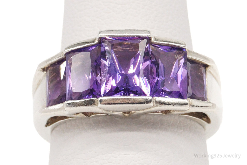 Vintage Amethyst Sterling Silver Ring - Size 6 | Jewelry > Rings | Wiccan Center