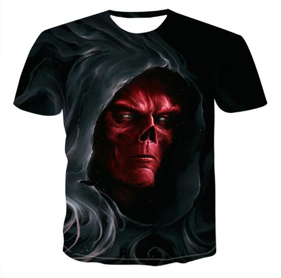 Mens Skull 3D t-shirts | StreetWear | Wiccan Center