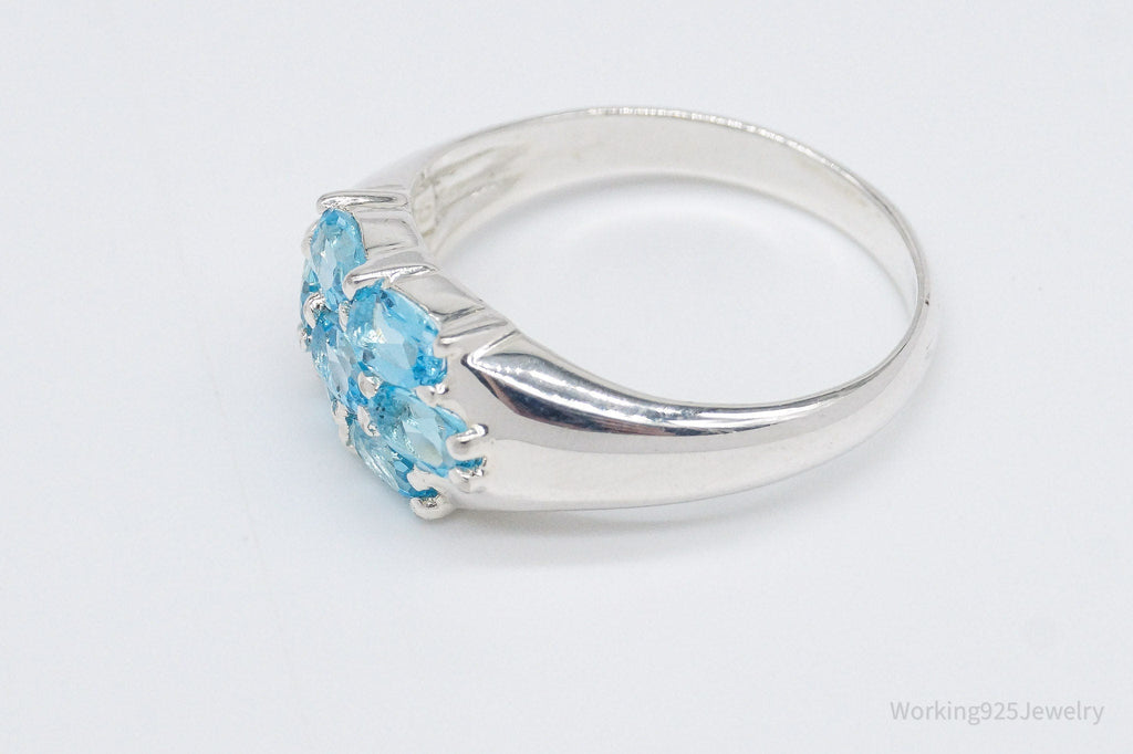 Vintage Blue Topaz Sterling Silver Ring - Size 10 | Jewelry > Rings | Wiccan Center