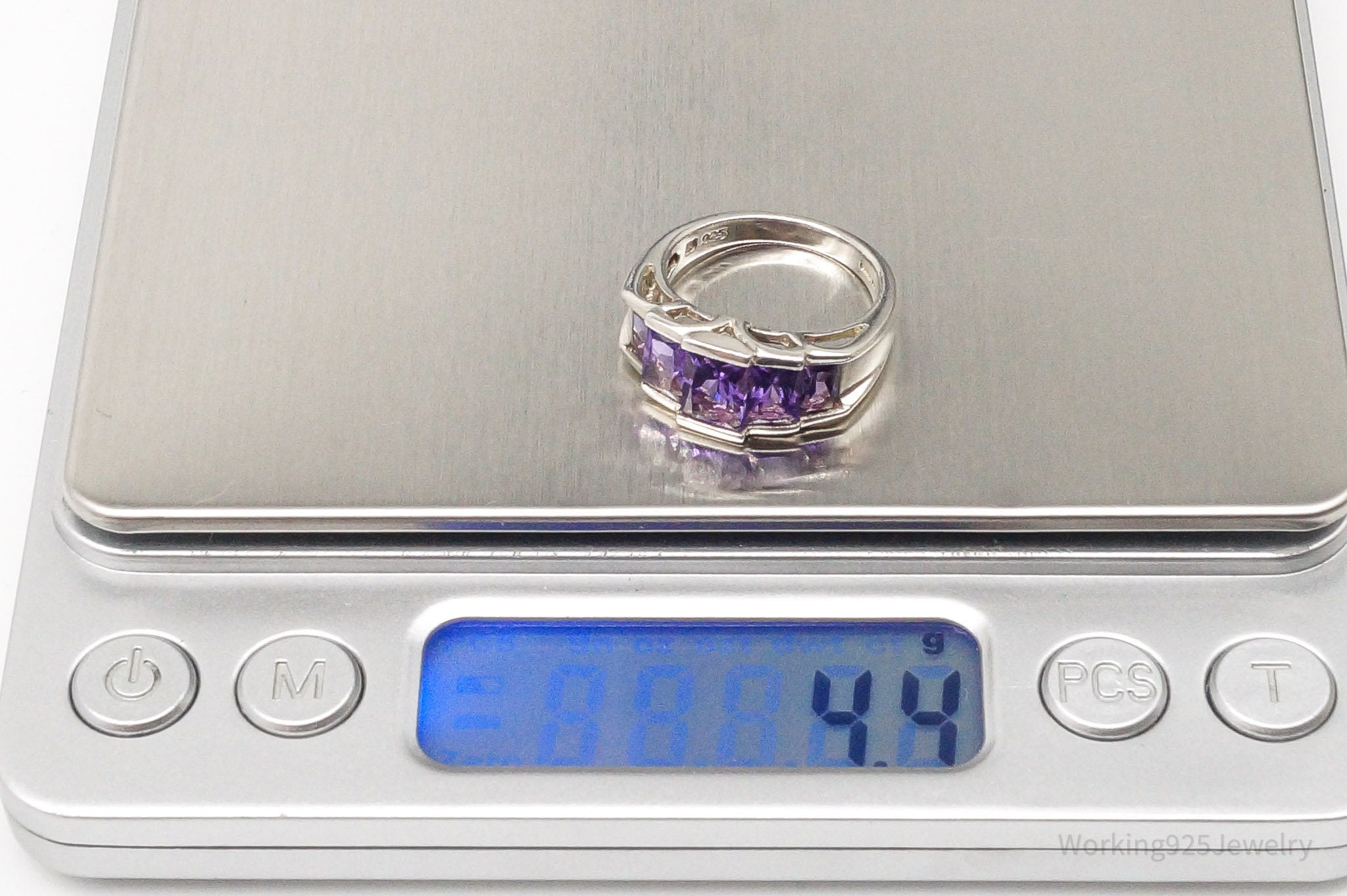 Vintage Amethyst Sterling Silver Ring - Size 6 | Jewelry > Rings | Wiccan Center