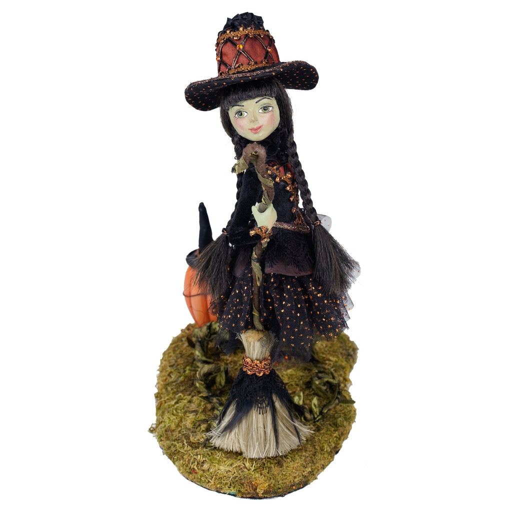 Witch in Training | Halloween Decor | Katherine's Collection | Collectible Figurine | Wiccan Center