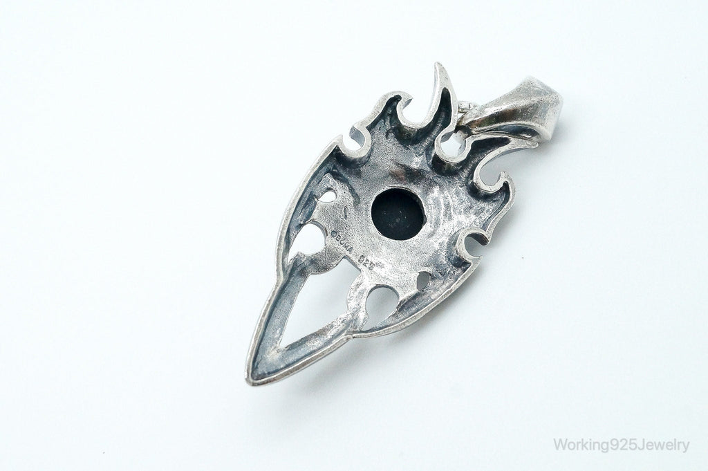 Designer BOMA Black Onyx Modernist Sterling Silver Pendant | Jewelry > Necklaces > Pendants | Wiccan Center