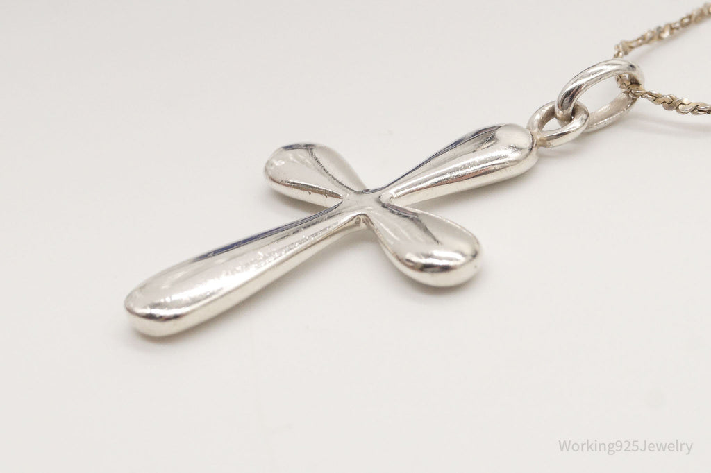 Vintage Designer Boma Cross Sterling Silver Necklace | Jewelry > Necklaces > Pendants | Wiccan Center