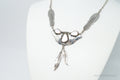 Vintage Native America Pink Mother Of Pearl Sterling Silver Necklace | Jewelry > Necklaces > Pendants | Wiccan Center