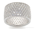 Vintage SW Cubic Zirconia Sterling Silver Band Ring - Size 7.5 | Jewelry > Rings | Wiccan Center