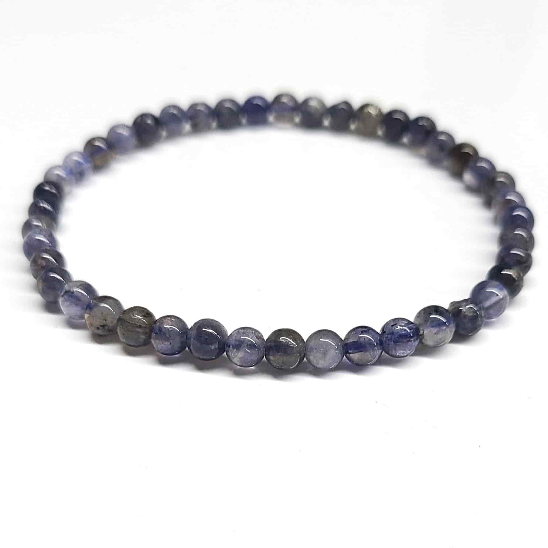 Iolite Round Bead Bracelet - Visionary Guidance | Bracelets | Wiccan Center