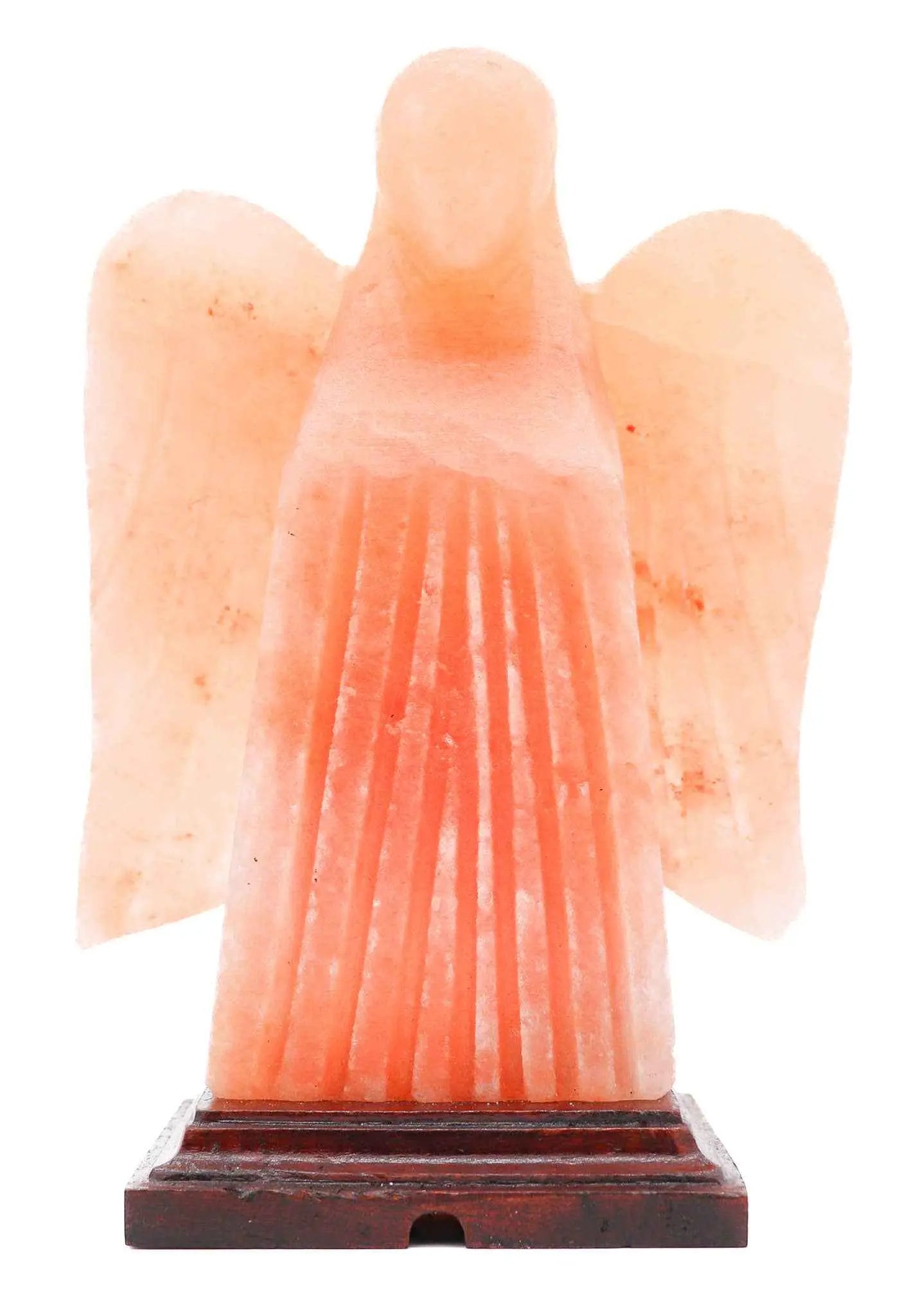 Himalayan Salt ANGEL Shaped Salt Lamp (7-8lb) | Lamp | Wiccan Center