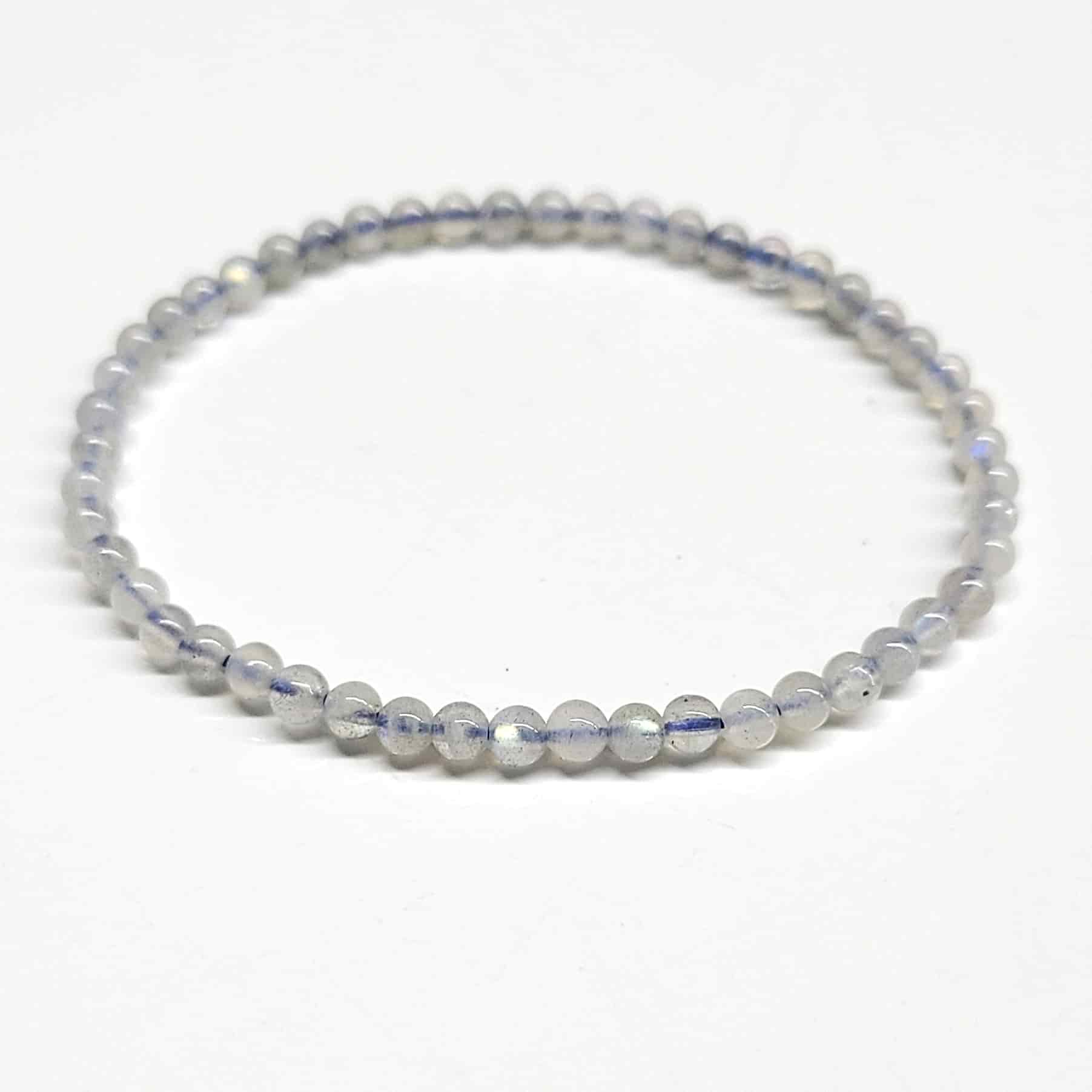 Labradorite Round Bead Bracelet - Magical Protection | Bracelets | Wiccan Center