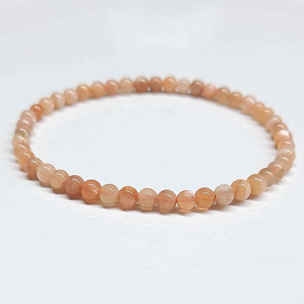 Moonstone Round Bead Bracelet - Traveler's Blessing | Bracelets | Wiccan Center