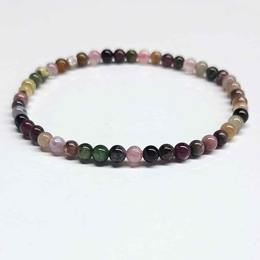 Multi-Tourmaline Round Bead Bracelet - Lightness of Being | Bracelets | Wiccan Center