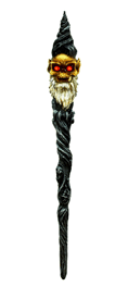 Fantasy Gifts: Wizard Skull Magic Wand | Toys and Collectible | Wiccan Center