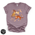 Cat Coven Cat Witch Tee | Witchy Cat Lover Graphic T-Shirt