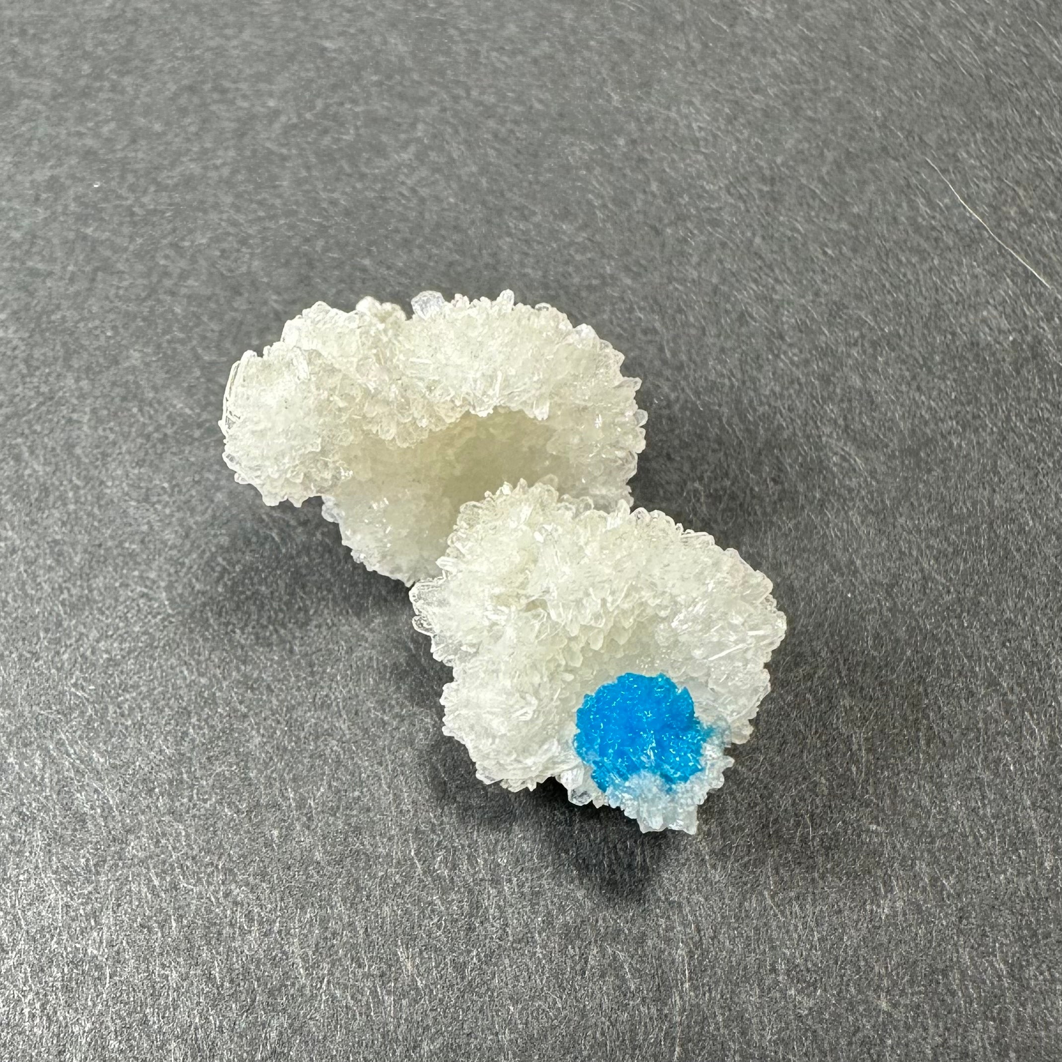 Cavansite Ball 'Floaters' on Stilbite SM from Maharashtra, Pune, India | Minerals | Wiccan Center