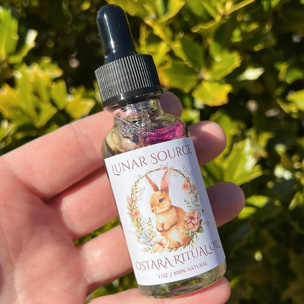 Ostara Ritual Oil | Spring Equinox Offering Body Perfume Sabbat Witchcraft Altar Crystal Infused Spell Magic Intention Devotional Pagan Gift | | Wiccan Center