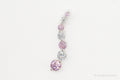 Vintage Pink & White Cubic Zirconia Sterling Silver Pendant | Jewelry > Necklaces > Pendants | Wiccan Center