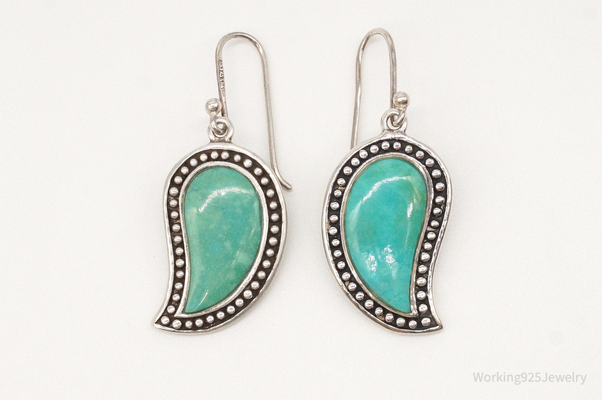 Designer SX Turquoise Sterling Silver Earrings | Jewelry > Earrings | Wiccan Center