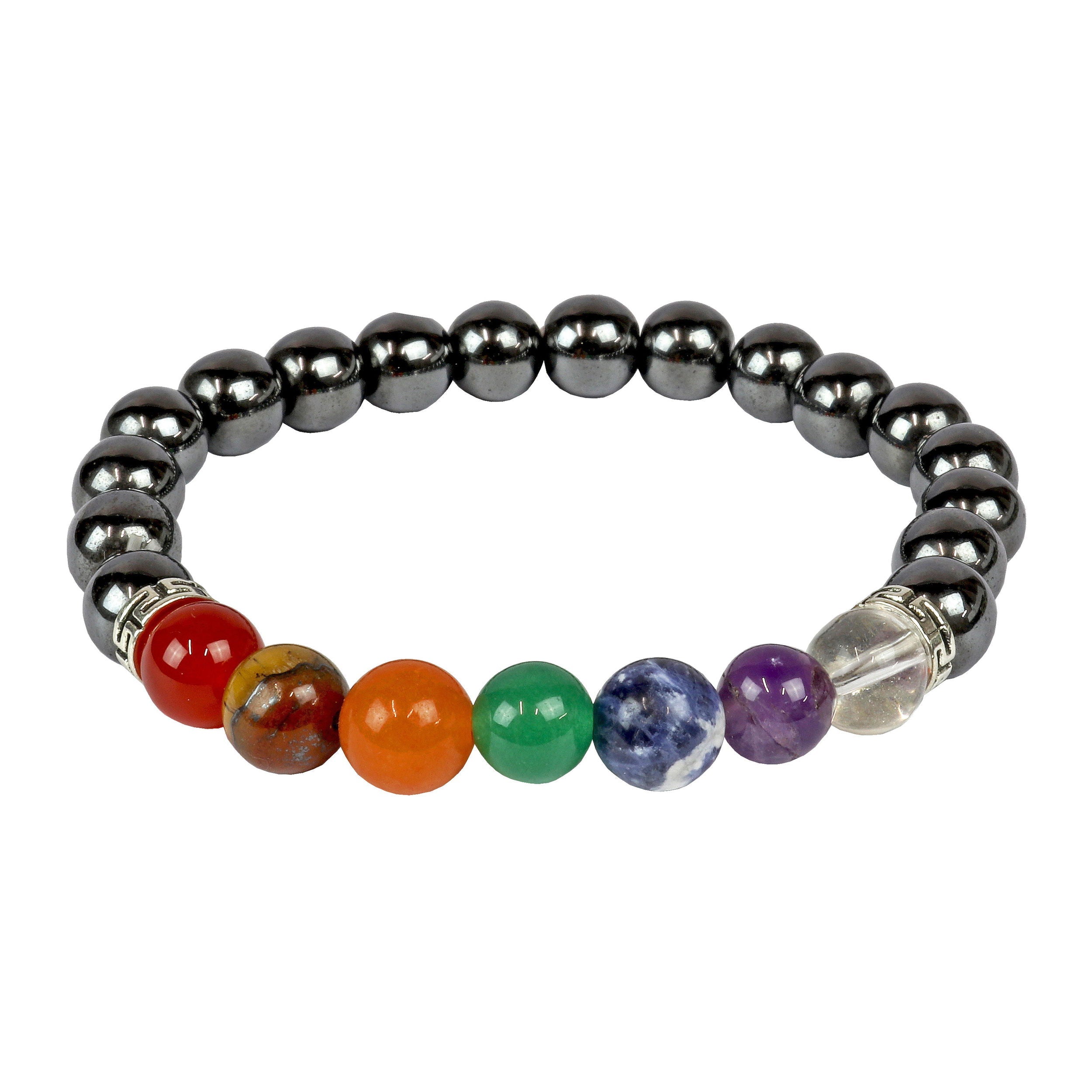 8mm Chakra Beaded Bracelet | Gemstone Jewelry > Bracelets | Wiccan Center
