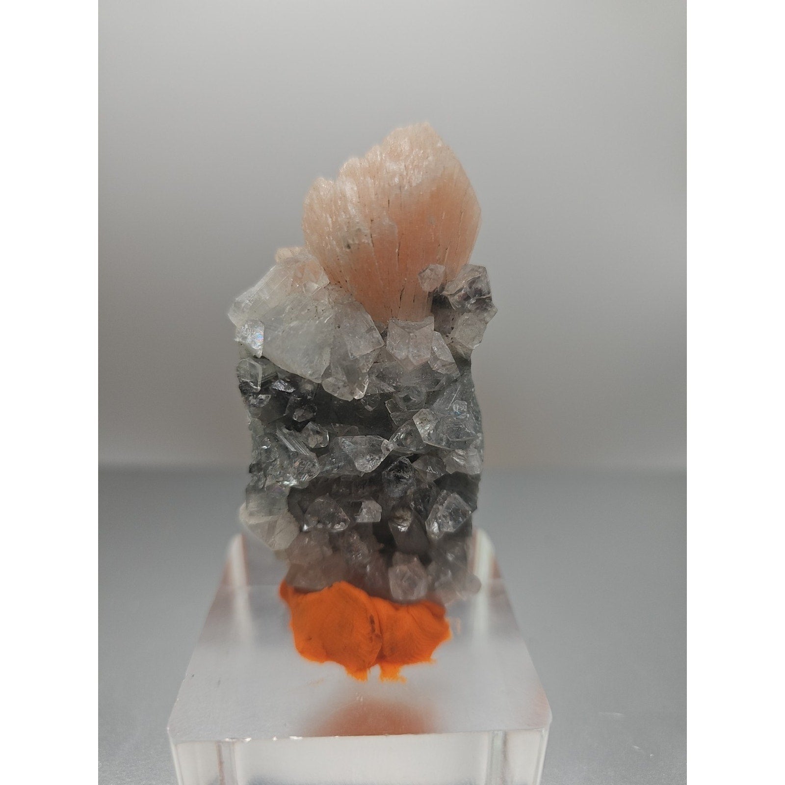 Apophyllite Pink Stilbite 51grams | Mineral Specimens | Wiccan Center