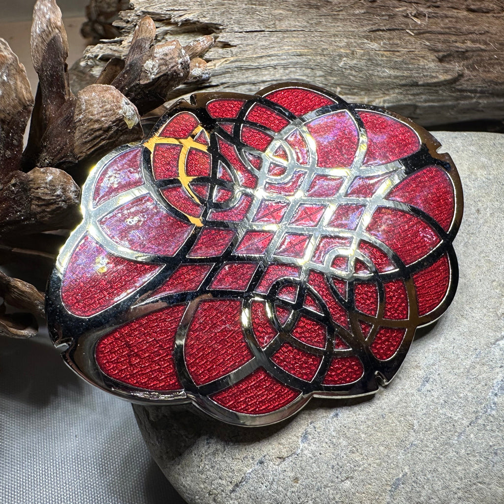 Rhianna Celtic Enamel Brooch | Brooch | Wiccan Center