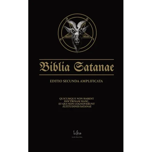 Biblia Satanae ESA: Traditional Satanic Bible Expanded - Paperback | Books | Wiccan Center