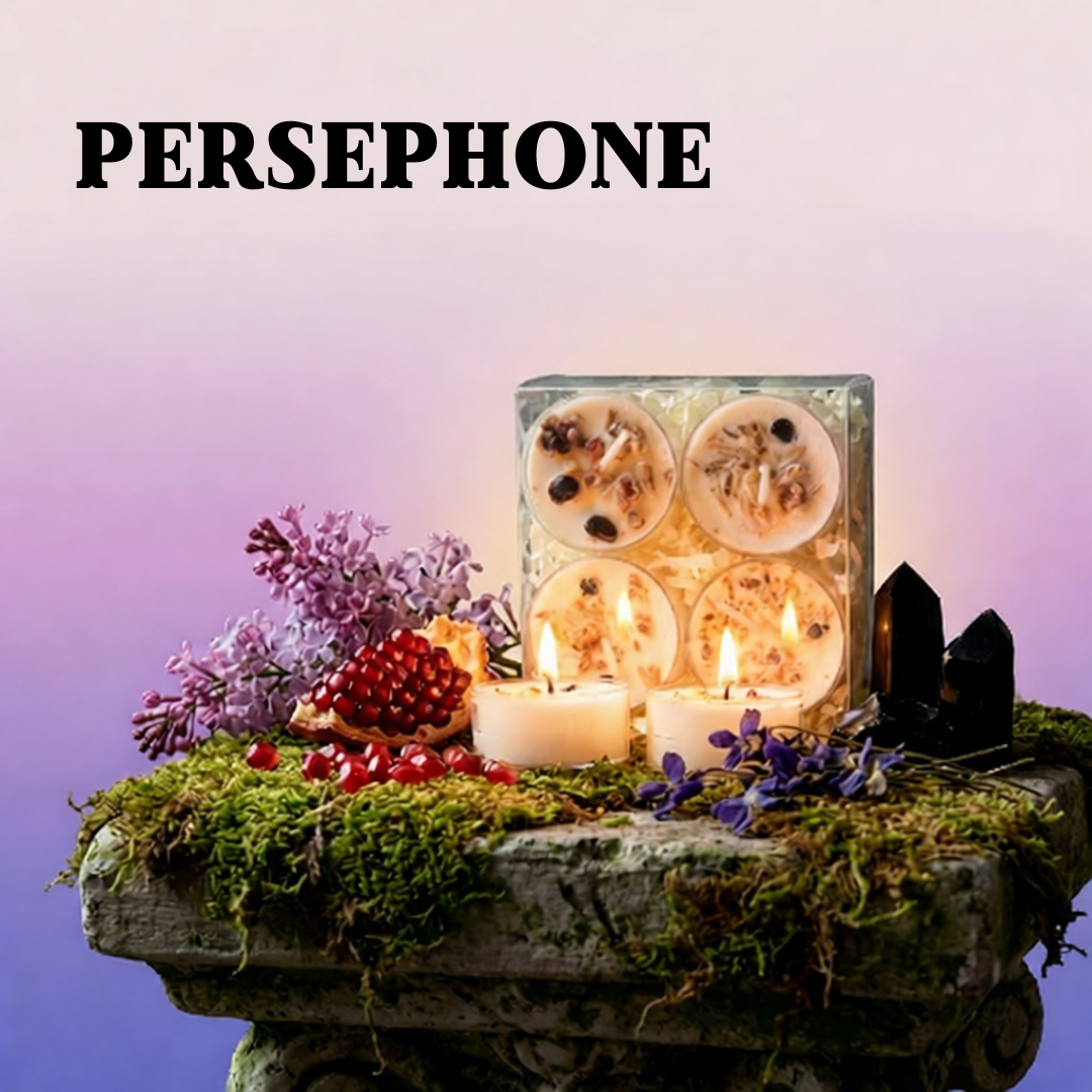 Persephone Goddess Tea Light Candle Set | Candles | Wiccan Center
