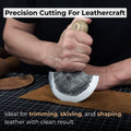 2-Piece Rounded Leather Knife Set