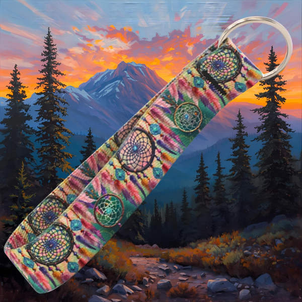 Dream Catcher Keychain Wrist Lanyard | Key Fob Classic | Wiccan Center