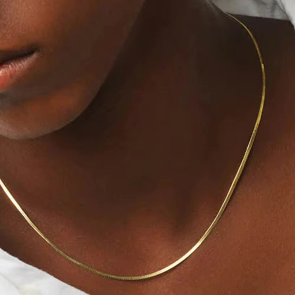 Minimalist Snake Necklace