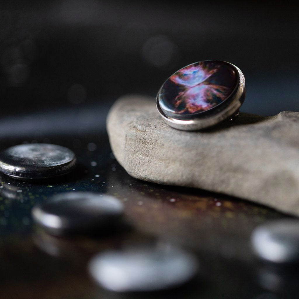 Interchangeable Nebula Lapel Pin | Boutonniere / Pin | Wiccan Center