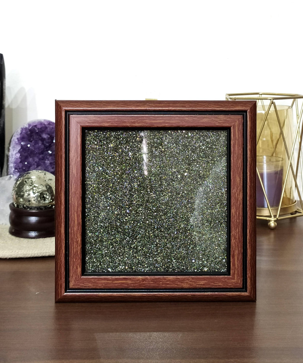 Pyrite Dust Plate, Pyrite Stone, Pyrite Frame, Pyrite Plate