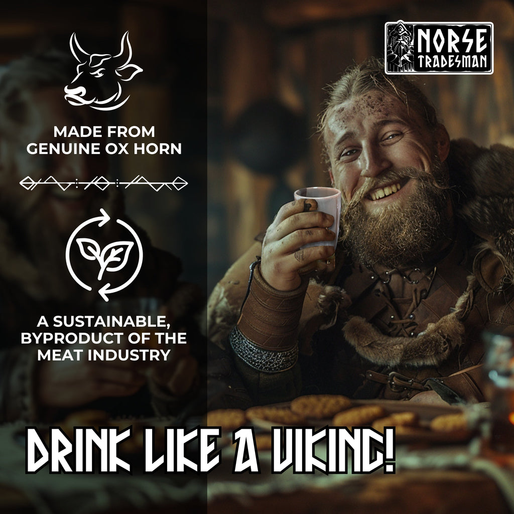 Viking Shot Cups – Genuine Ox Horn 5-Pack