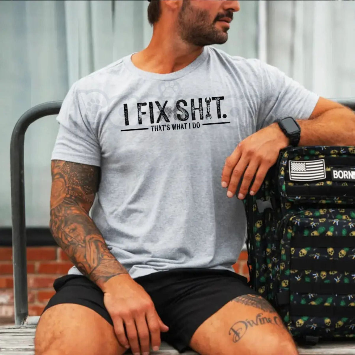 "I Fix Shit That’s What I Do" T-Shirt - Funny Mechanic & Handyman Graphic Tee, Professional Problem Solver Shirt, Premium Heavyweight Unisex Trade Apparel, Gifts for Engineers & Repairmen, Sarcastic Workshop Slogan Top | T-Shirt | Wiccan Center
