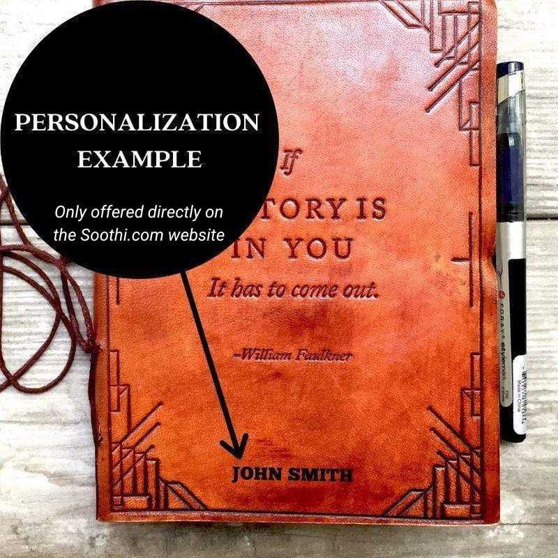 "If A Story" Handmade Leather Journal | Journal | Wiccan Center