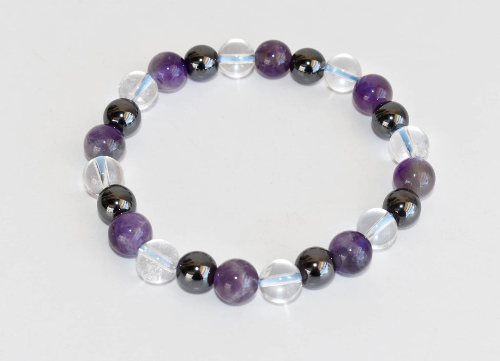 Aquarius Zodiac Crystal Bracelet, Aquarius Gifts | Bracelets | Wiccan Center